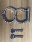 Polished Vintage Design Handcuffs Heavy Bracelet Shackles 2 Keys Finely Crafted