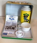 Brand New 1983 Cabbage Patch Kids Metal Lunchbox W instructions   Thermos 