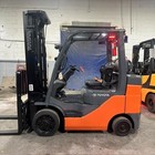 2020 Toyota 8fgcu30 6000lb Used Lp Gas Forklift Triple Mast Sideshift 3962 Hours