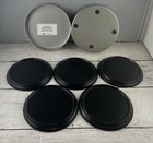 Vintage Otagiri Japan Flower Lacquerware Coasters Set Of 5 W Case