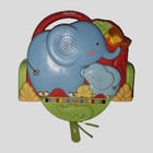 Fisher Price Luv U Zoo Crib  n Go Elephant Soother Music Sounds Light See Video