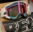 Nib New Bell Descender Outbreak Matte White  Revo Mountain Bike Goggles
