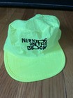 New Kids On The Block Vtg 90s Painters Hat Neon Yellow Green Boston Dorchester