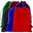 10 Pack Velvet Drawstring Bags  Party Wedding Gift Jewelry Drawstring Soft Pouch