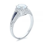 14k White Gold Over 2 48ct Lab-created Round Cut Diamond Halo Vintage Ring Gift