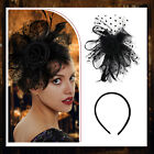 Womens Fascinator Hat Feather Flower Headband Wedding Tea Racing Party Headwear