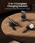 Vrurc 3 In 1 Charging Station 25w Magnetic Wireless Charger 45w Adapter