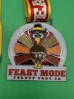 Run Winner Running Marathon Award Medal Feast Mode Turkey Trot 5k Thanksgiving
