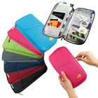 Family Travel Wallet Passport Holder Rfid Blocking Document Organizer Bag Case