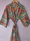 Cotton Indian Kimono Robes Japanese Kimono Bridesman Robes Kimono Cardigan Beach