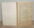 1941 Nursing School Handwritten Medical 10 5     7 5  Notebook 70  Pages 