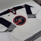 Vintage 1998 Nike Team Usa Hockey Jersey Mens M Nagano Olympics Sewn Stitched