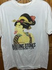 Rolling Stones Graphic Tee 2014 Tokyo Dome Geisha 14 On Fire Japan Tour Size L