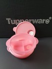 Tupperware Crystalwave Microwave Divided Dish 825ml  3 25 Cup Candy Floss Pink
