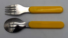 Vintage Batman Licensed Childs Fork And Spoon Dc Comics Rare