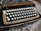 Vintage Smith Corona Sterling Portable Typewriter With The Case - Works