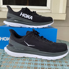 Hoka Mach 4 Running Shoes Men Us 10 5 Black White Gray Road Trainer W  Box