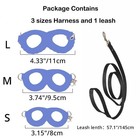3 Pack Sugar Glider Harness And Leash Set Small Animal Training Small  Blue