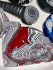 Fordite  - 8 Piece Group-  Fordite Frenzy    Detroit Agate - Presanded Fordite