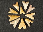 Big Lot Of Ten  Ancient Tidikelt Arrowheads 4 17