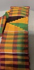 Ghana Kente Fabric Scarf   Stole  Handwoven Ghanaian Ashanti Graduation Sash