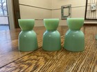 Set Of 6 Vintage Fire King Jadeite Green Glass Double Egg Cups