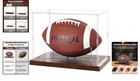 Sleek Football Display Case For Memorabilia - Easy Assembly   Versatile Design