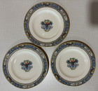 Lenox Autumn Presidential Collection Bread   Butter Plates Set Of 3 Embossed New