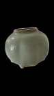 Rare Yuan Dynasty Jun Ware Eight-lobed Water Pot Chinese Antique Porcelain