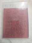 Stampin  Up  Rubber Stamp Set  watercolor Christmas     Greetings New