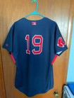 2018 Game Used Lowell Spinners Road Jersey  19 Bazardo