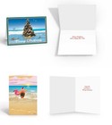Beach Christmas Card Variety Pack - 18 Cards   Envelopes - 90