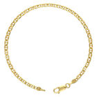 Solid 14k Gold Filled 3mm Anchor Mariner Anklet 10 