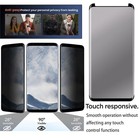 For Samsung Galaxy S8 s8 Plus Shockproof Phone Case Cover Privacy Tempered Glass