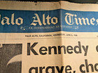 The Authentic News Paper From Jun 5th 1968 Kennedy Condition Grave Chance Slim