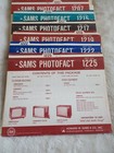 11 Sams Photofact Folder Bundle Manuals 1187 88 96 1200 06 07 15 17 19 22 1225