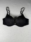 Victoria s Secret Sexy Little Things Push Up Black Sheer Floral 34c Vintage Euc