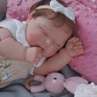 Charex Lifelike Reborn Baby Dolls - 22 Inch Sleeping Realistic Newborn Baby Girl