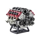 V8 Engine Model Building Diy Kit Internal Combustion Hobby For Adults  us 