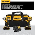 Dck227d2 Dewalt 20v Max Cordless Drill And Impact Driver W  2-batteries  new 