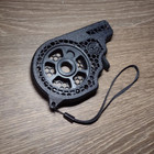 Mini Portable Pocket Fishing Rod Pole   Reel Keychain Plastic Travel Tool