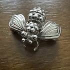 Rare Vintage Tiffany   Co Sterling Silver Nature Bumble Bee Insect Brooch Pin
