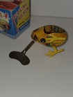 Pecking Chicken Wind Up Toy In Box With Key Vintage Tin Litho China Ms 006 Works