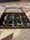Collectible Souvenir Spoon Set Silver Metal Enamel Multicolor Novelty Theme 50pc