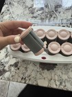 Conair Electric Hot Rollers Set With Clips  Pink Gray White Plastic