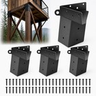 4 Pack Deer Stand Brackets 4x4 Elevator Hunting Platform Tree House Supports Us