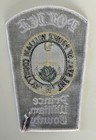 Prince William County Va  Virginia Police Patch - White   Seal   Scales Look 