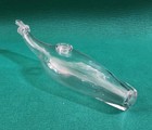 Antique Bottle Submarine Nursing Flask 19th Century Glass Baby Feeder Nip  10  L