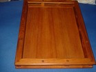 Dansk Jhq Denmark Serving Rail Tray Teak Wood 18x14  Danish Modern Mid Century