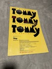  the Who   s Tommy    Music Broadway  St  James Theatre Window Card Poster 14 x22 